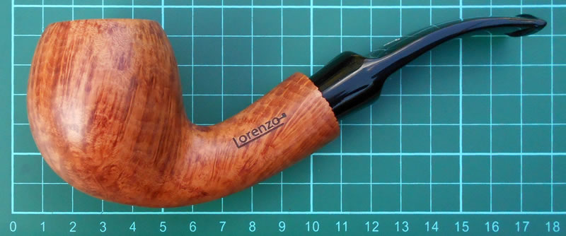 Lorenzo VIP Natural Superior Grain Smoking pipe